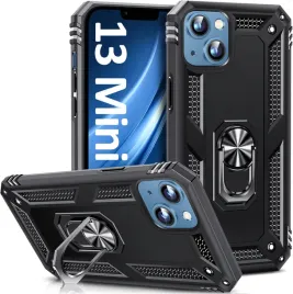 etui-do-apple-iphone-13-mini-silikonowe-czarne-wzmocnione-uchwyt-podstawka