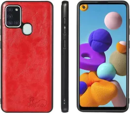 etui-do-samsung-galaxy-a21s-czerwone-ekoskora-szklo-hartowane-sm-a217f
