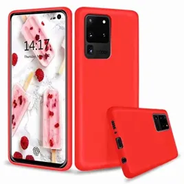 etui-do-samsung-galaxy-s20-ultra-silikonowe-czerwone-1x-folia-ochronna