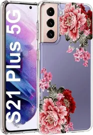etui-silikonowe-do-samsung-galaxy-s21-bezbarwne-w-rozowe-kwiaty-piwonie