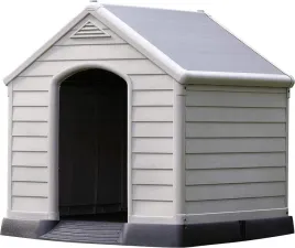 buda-dla-psa-curver-95x99x99-cm-szara-duza-kennel