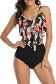 stroj-kapielowy-dwuczesciowy-damski-czarny-tankini-liscie-s