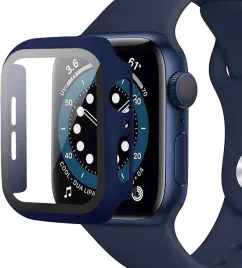 etui-granatowe-na-smartwatch-apple-watch-serii-7-41mm-obudowa-ze-szklem