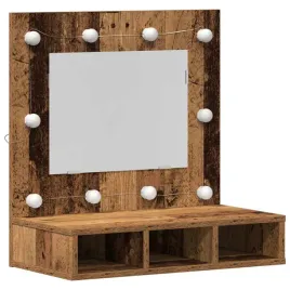 szafka-z-lustrem-z-polka-stare-drewno-60-x-315-x-62-cm