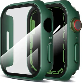 2x-etui-ochronne-na-zegarek-do-apple-watch-series-7-41mm-zielone-solidne