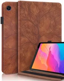 etui-do-huawei-matepad-t8-eko-skora-brazowy-ochronny-case-z-klapka