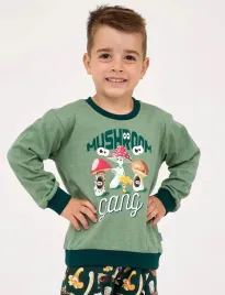 pizama-boy-kids-976-164-gang-dr-110-116-zielony-melange