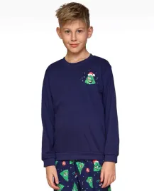 pizama-boy-young-966-167-christmas-tree-dr-146-152-granatowy