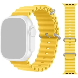 pasek-do-zegarka-apple-watch-1-2-3-4-5-6-7-8-9-se-38-40-41mm-zolty-silikon