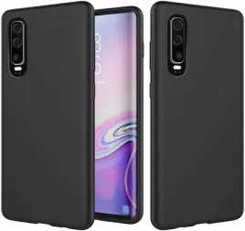 etui-do-huawei-p30-czarne-silikonowe-plecki-ochronne-solidne-wytrzymale