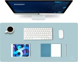 podkladka-pod-mysz-wodoodporna-dwustronna-niebiesko-szara-skora-eko-80x40cm