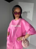 tshirt-damski-blank-la-manuel-roz-stan-nowy