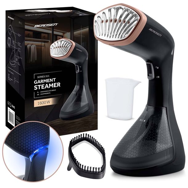Parownica do ubrań 1600W Steamer parowy Żelazko parowe ZESTAW 26g/min