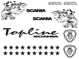 naklejki-do-scania-topline-gryf-gwiazdki-logo-na-kabine