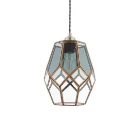 szklana-lampa-wiszaca-ripley-73296-retro-mosiadz-przezroczysta