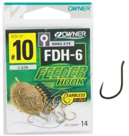 nr-10-haczyki-owner-method-feeder-hook-fdh-6-kuty-hi-carbon-bezzadziorowe