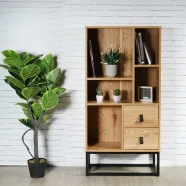 loftowa-biblioteczka-z-szufladami-120x60cm