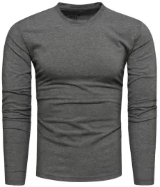 koszulka-meska-z-dlugim-rekawem-bawelniany-longsleeve-gladki-grafitowy-l