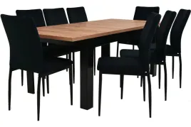 zestaw-na-8-osob-stol-90x160-200-dab-craft-i-8-krzesel-tapcierowanych