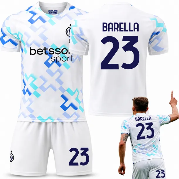 KOMPLET PIŁKARSKI KOSZULKA NICOLO BARELLA INTER MEDIOLAN ROZMIARY