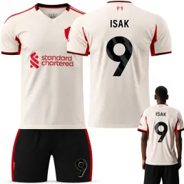 komplet-pilkarski-koszulka-alexander-isak-liverpool-fc-rozmiary