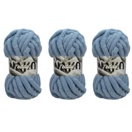 gruba-wloczka-na-koce-nako-teddy-13946-jasny-jeansowy-pakiet-3x200gr