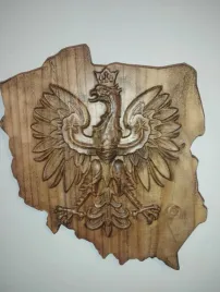 godlo-orzel-polska-drewno-plaskorzezba-mapa