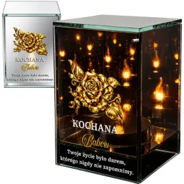 znicz-na-dzien-babci-lampion-led-lustrzany-nadruk-uv-elegancki-3d