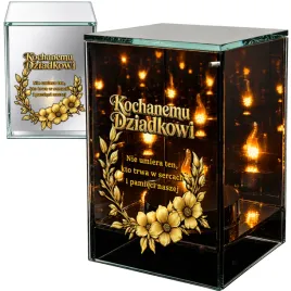 znicz-na-dzien-dziadka-lampion-led-lustrzany-nadruk-uv-elegancki-3d