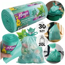 kangoobags-worki-na-smieci-20l-wiazany-zapach-mieta-30-szt