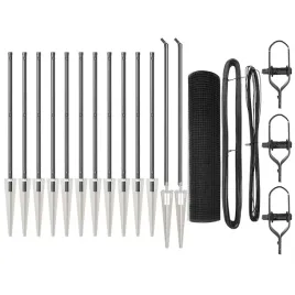 ogrodzenie-z-slupkami-szary-1-x-25-m-stal