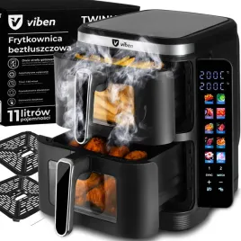 air-fryer-airfryer-frytkownica-beztluszczowa-dwukomorowa-pionowa-2800w-11l