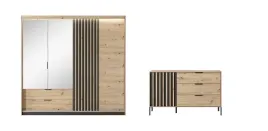 tally-szafa-220-komoda-140-artisan-lamele-nogi-metalowe-zestaw-systemowe