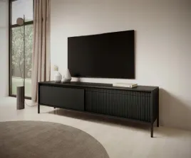 szafka-rtv-czarna-senso-180-cm-ryfle-nozki-szuflady-czarny