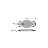 lampa-strobo-3x-led-slim-stan-nowy