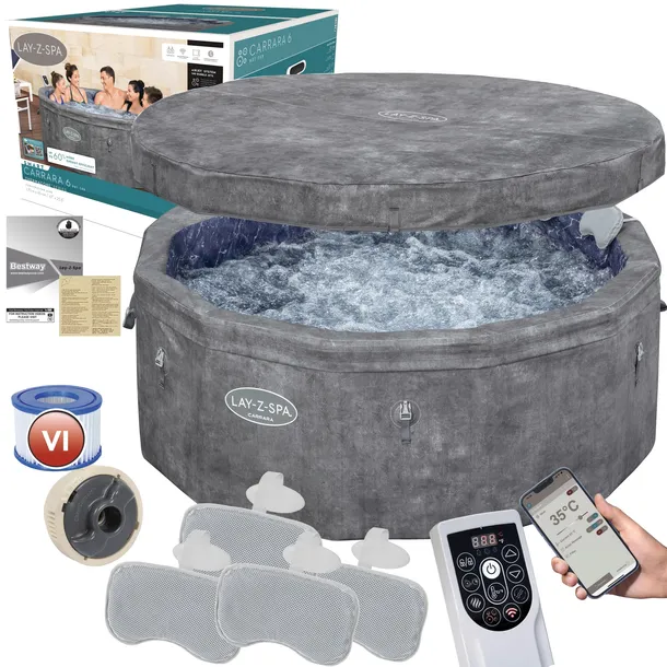 Jacuzzi Bestway Carrara 170 x 65 cm