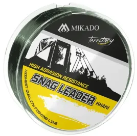 przypon-strzalowy-mikado-snag-leader-khaki-60lbs-0-60mm-80m-1szt