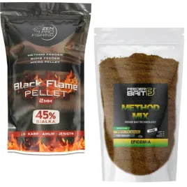 zestaw-zen-pro-fishing-black-flame-pellet-method-mix-epidemia-feeder-bait