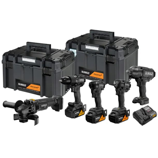 Zestaw elektronarzędzi COMBO DeWALT DCK5222MP3T-QW 18V XR BL 3x5Ah 2xTSTAK