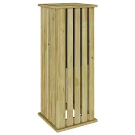 donica-brazowy-33-x-33-x-85-cm-sosna-impregnowana