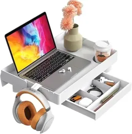 bialy-organizer-do-lozka-polka-nocna-43-x-285-x-8-cm-udzwig-do-11kg