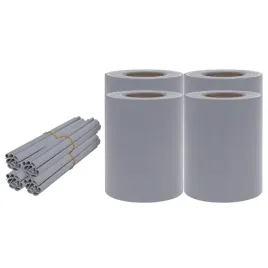 oslony-na-ogrodzenie-4-szt-pvc-35x019-m-jasnoszare-mat