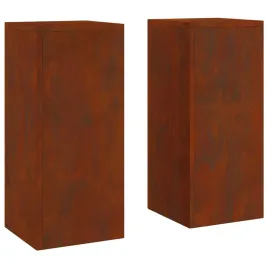 pillar-stojaki-na-rosliny-2-szt-24x24x55-cm-stal-rdzewiejaca