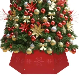 vidaxl-oslona-pod-choinke-czerwona-o68x25-cm
