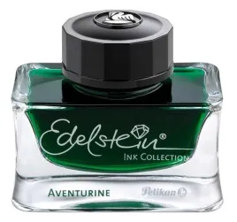 atrament-pelikan-edelstein-aventurine-w-pieknym-szklanym-kalamarzu