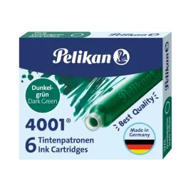 naboje-pelikan-zielone-krotkie-komplet-6-szt-w-opakowaniu-firmowym
