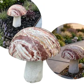 onyx-naturalny-grzyb-ogrodowy-38cm-ozdoba-ogrodu-premium-bordowo-bialy