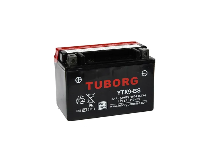 Akumulator Tuborg YTX9-BS 8.4Ah 150A AGM ZAMIENNIK YUASA