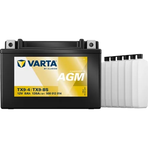 AKUMULATOR MOTOCYKLOWY VARTA YTX9-BS TX9-BS 12V 8Ah 135A AGM ETX9