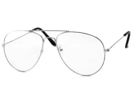 meskie-okulary-zerowki-pilotki-aviator-srebrne
